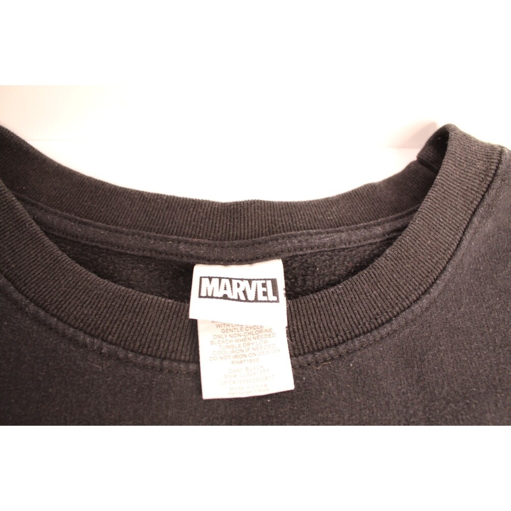 Marvel Comics Sweatshirt XL Youth Deadpool Maximum Effort 91 Embroidered Graphic - Picture 3 of 9